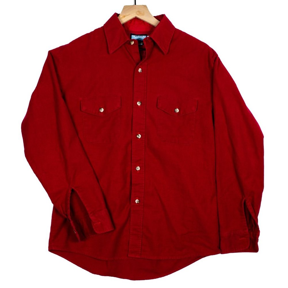 VTG USA Fieldmaster Red Chamois Button Up Shirt